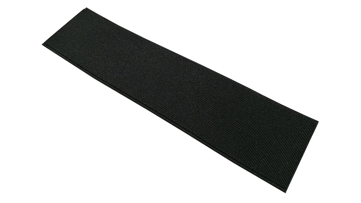 WG40 40mm Woven Gusset Shoe Elastic -Black